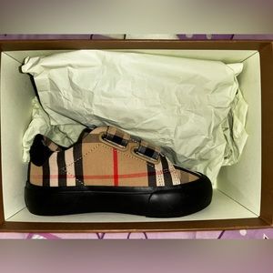 Toddler Mark Burberry Check Sneaker